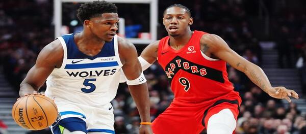 Os 30 pontos de Edwards levaram sua equipe a uma vitória por 128 a 126 sobre os Timberwolves.