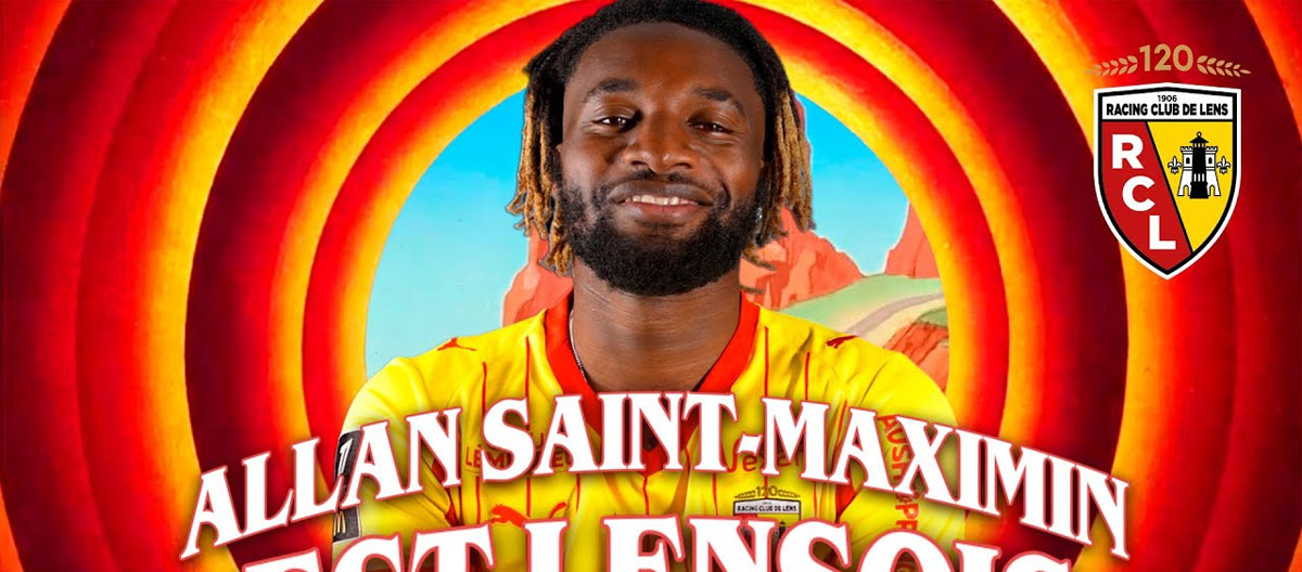 Former Newcastle United French winger Allan Saint-Maximin joins Lens on a free transfer..