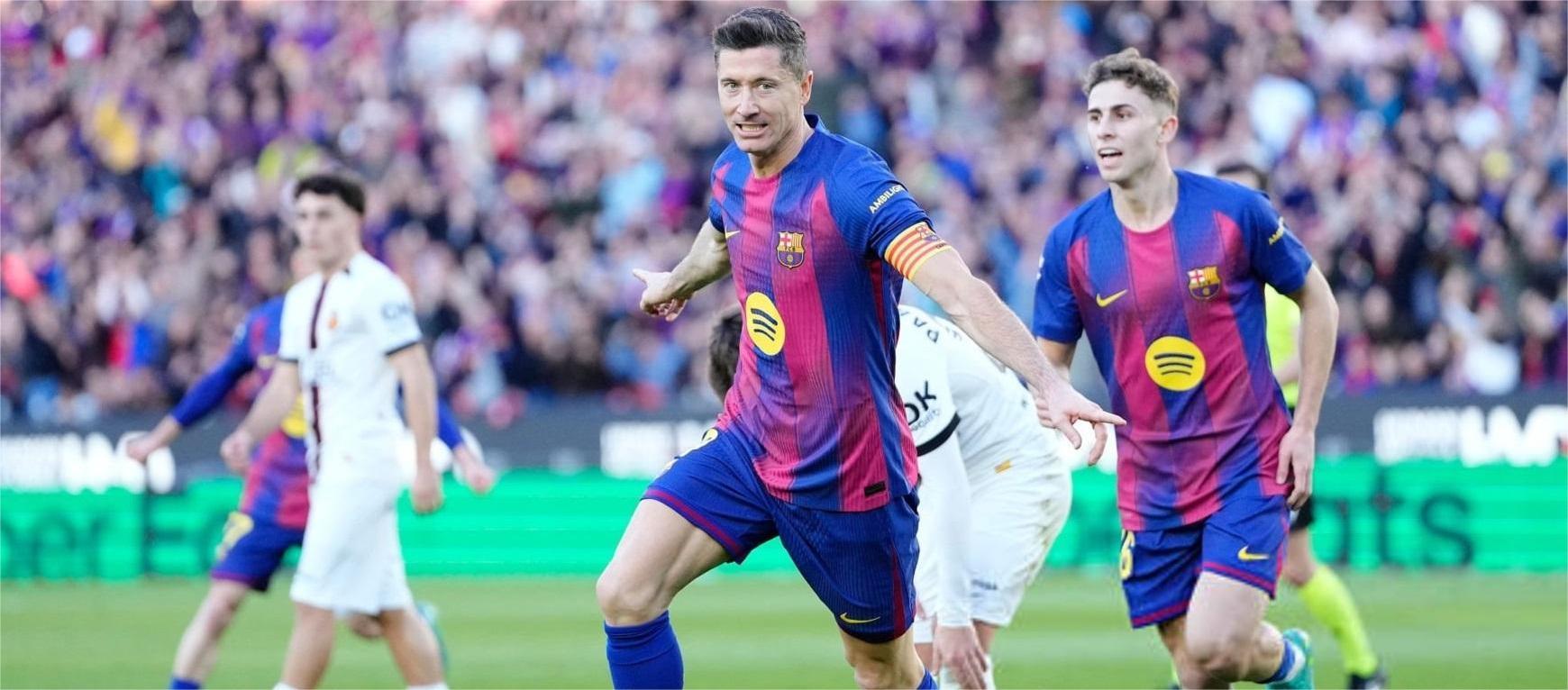 La Liga – Lewandowski marca na vitória do Barcelona sobre o Mallorca por 3-0
