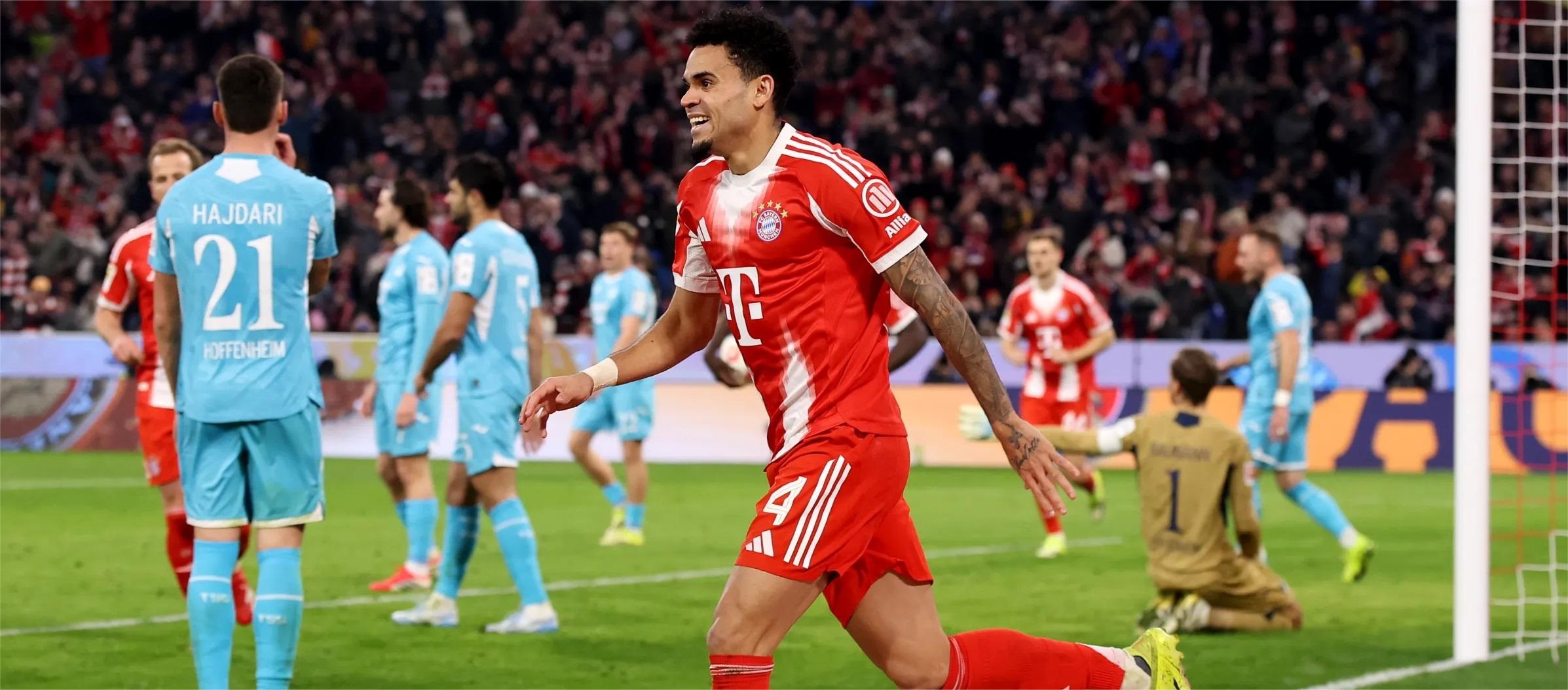 Bundesliga – Diaz completes hat-trick as Bayern Munich defeats Hoffenheim 5-1