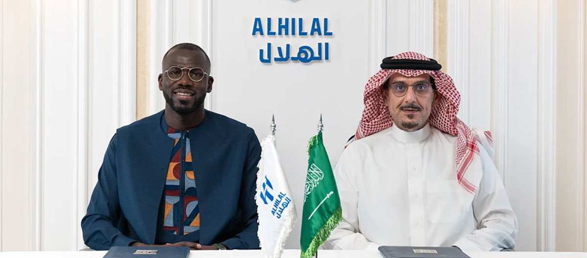 Al-Hilal completes contract extension with Senegalese international center-back Kalidou Koulibaly..