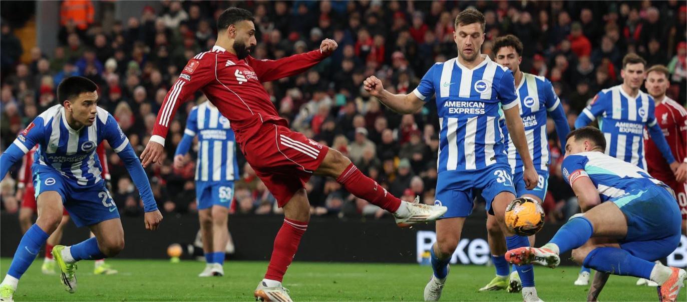 Piala FA – Salah mencetak gol saat Liverpool mengalahkan Brighton 3-0