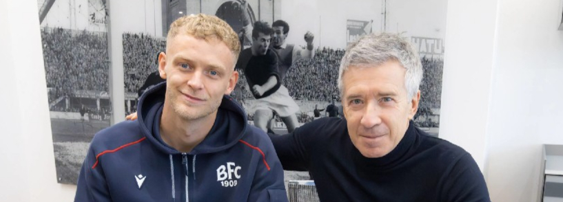 Bologna has extended Jens Odegaard's contract until 2029, with an option to extend for another year.