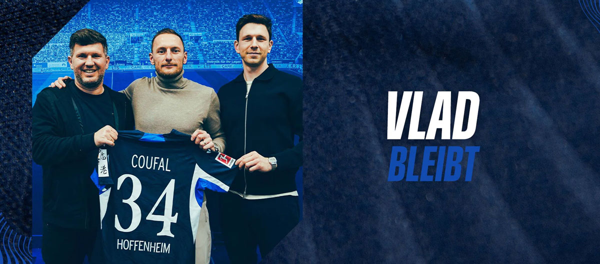 霍芬海姆与捷克国脚后卫弗拉迪米尔·蒐法尔完成续约..