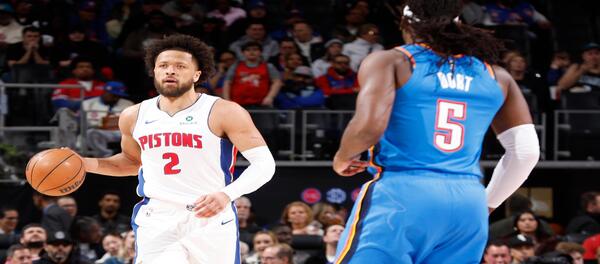 Williams mencetak 30 poin dalam kekalahan saat Pistons mengalahkan Thunder 124-116.