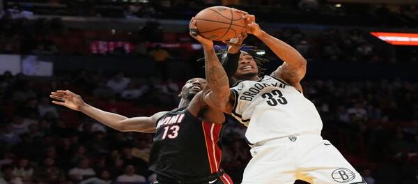 แบม อเดบาโย นำทีมฮีทเอาชนะเน็ตส์ไป 124-98 โดยแบม อเดบาโยทำไป 23 คะแนน