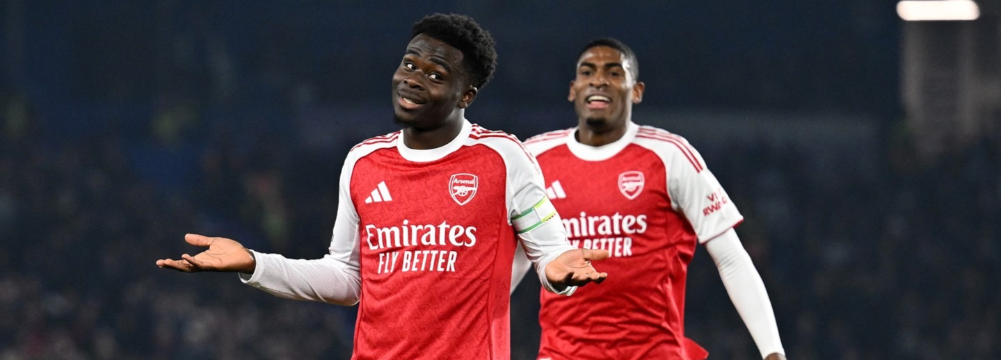 พรีเมียร์ลีก – ซาก้า ยิงประตูชัยในนาทีที่ 9 ช่วยให้ อาร์เซนอล เอาชนะ ไบรท์ตัน 1-0 รักษาสถานะจ่าฝูงของตารางต่อไป
