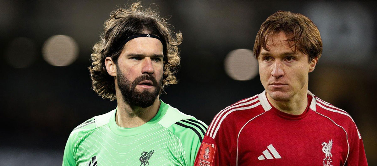 Liverpool telah mengkonfirmasi bahwa kiper Alisson Becker dan penyerang Federico Chiesa tidak akan tersedia untuk pertandingan Liga Champions melawan Galatasaray.