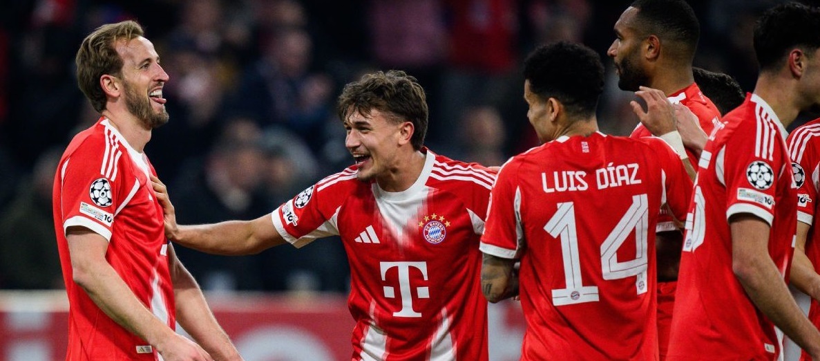 Champions League – Kane lập cú đúp giúp Bayern Munich loại Atalanta với tỷ số 4-1