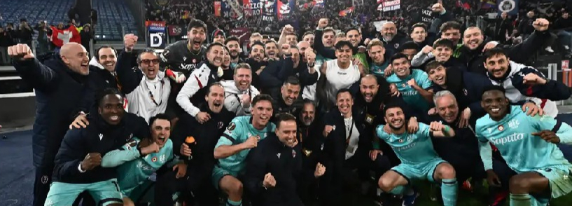 Europa League – Cambiaghi's extra-time goal secures Bologna's narrow victory over Roma and advancement to the quarterfinals.
