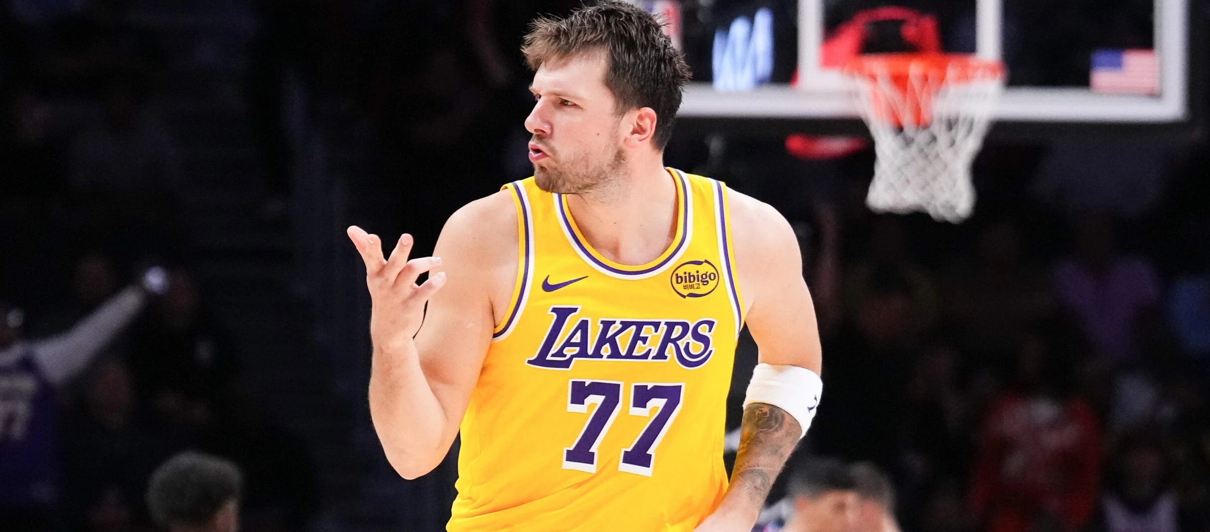 Doncic scored 60 points for the Lakers and expressed his gratitude for his teammates' support.