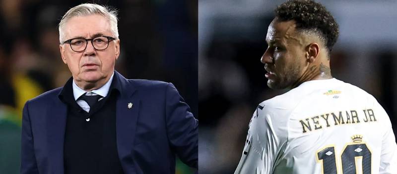 Ignorando os apelos de Neymar, Ancelotti manifestou publicamente seu apoio ao jogador da seleção nacional após a partida.