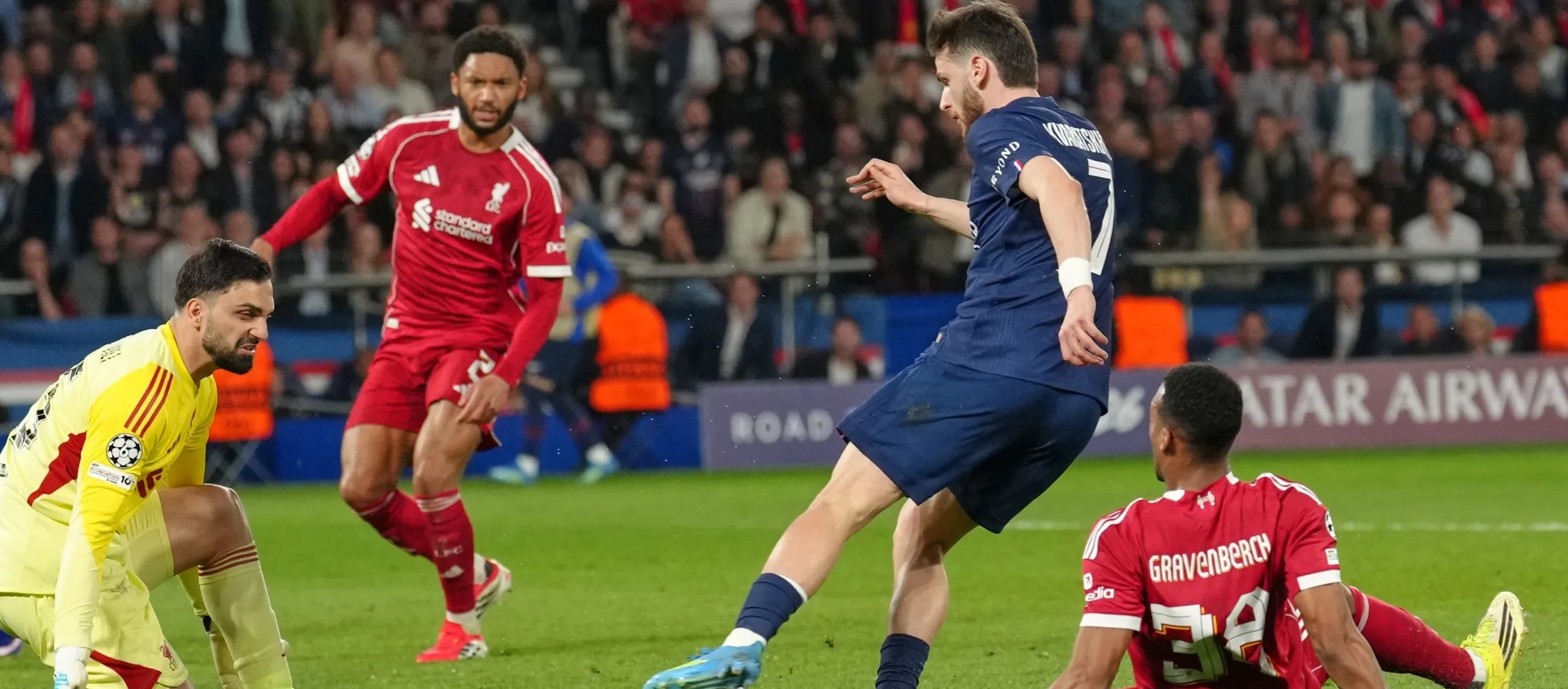 Champions League – Paris Saint-Germain ghi bàn thắng quyết định khi đánh bại Liverpool 2-0