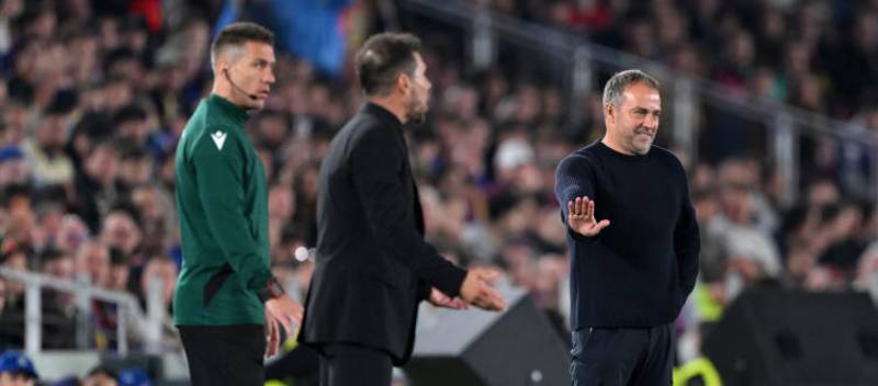 Barcelona manager Hansi Flick slams VAR for missed calls
