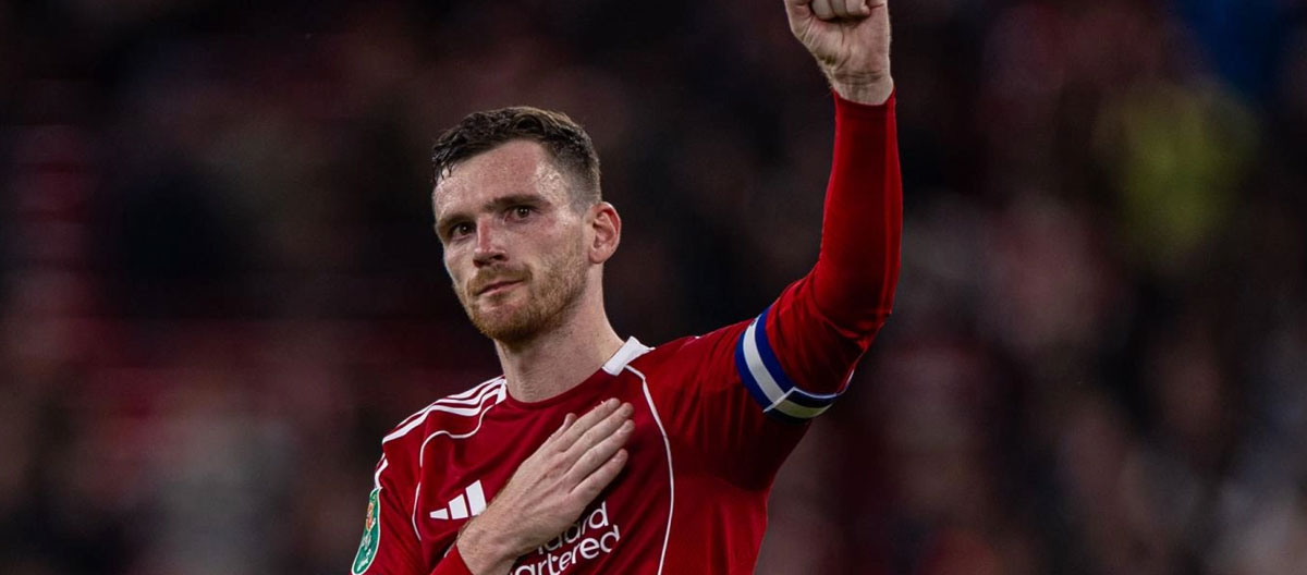 Andy Robertson sẽ rời Liverpool vào cuối mùa giải.