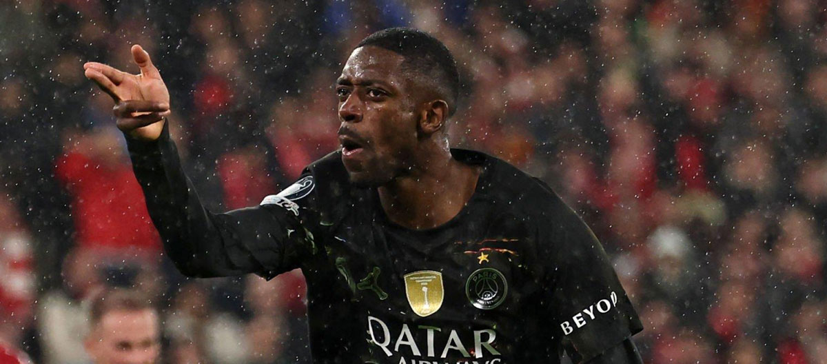 ◤Liga Champions UEFA◢ Dua gol Ousmane Dembélé membawa Paris Saint-Germain lolos ke semifinal dengan kemenangan agregat 4-0 atas Liverpool.
