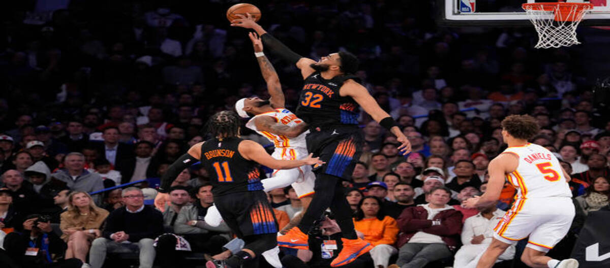 Os 32 pontos de McCollum brilharam durante toda a partida, enquanto os Hawks se recuperavam para derrotar os Knicks por 107 a 106.