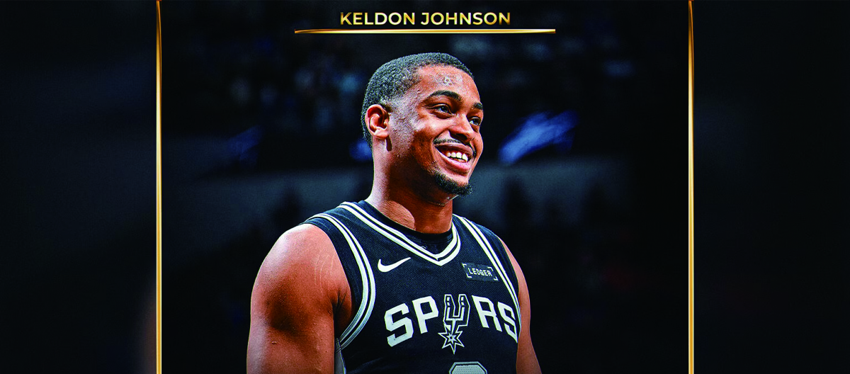 Pejabat NBA: Pemain sayap San Antonio Spurs, Keldon Johnson, dinobatkan sebagai Pemain Keenam Terbaik Tahun Ini