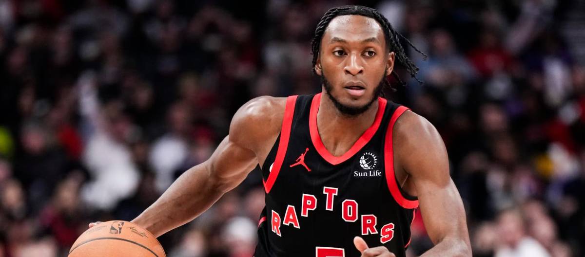 O armador dos Raptors, Quixley, sofreu uma lesão e foi eliminado precocemente na primeira rodada dos playoffs.