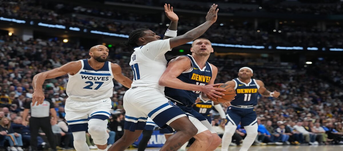 Jokic marcou 27 pontos e Murray acrescentou 24, na vitória dos Nuggets sobre os Timberwolves por 125 a 113.