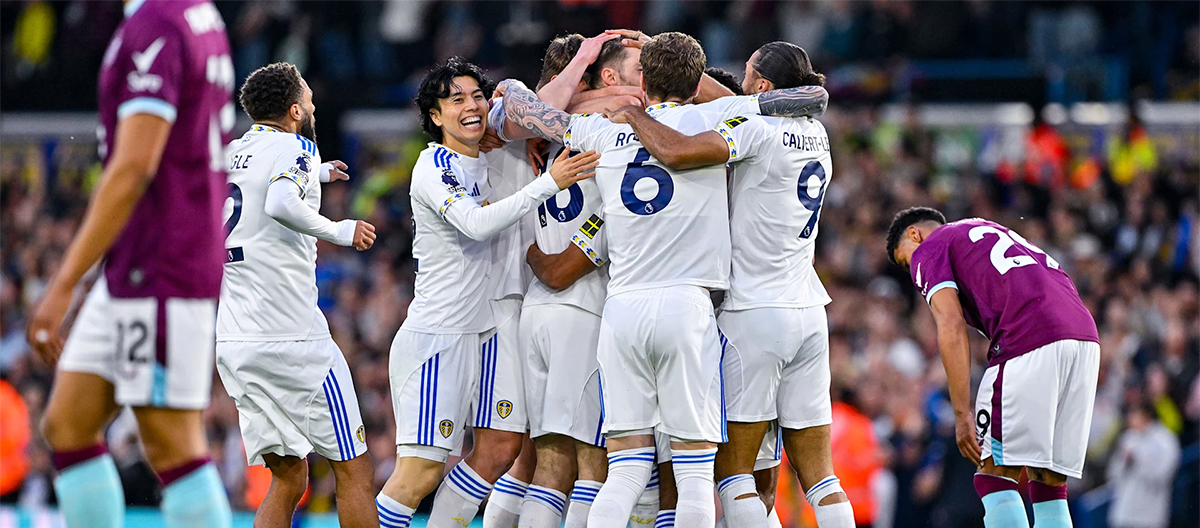 Giải Ngoại hạng Anh – Leeds United đã đánh bại Burnley với tỷ số 3-1, vươn lên hơn khu vực xuống hạng 9 điểm sau khi thi đấu nhiều hơn một trận. 