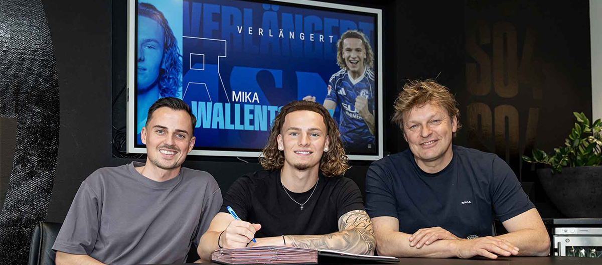 O Schalke renovou o contrato de Mika Varentowicz, de 18 anos, por quatro anos, até junho de 2030.