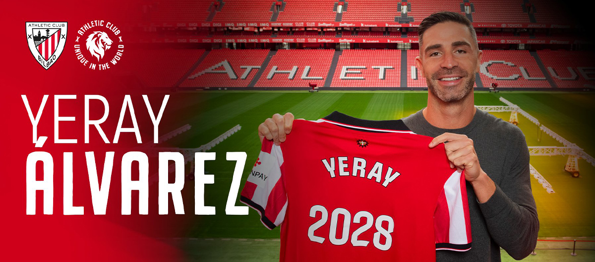 Athletic Bilbao telah memperpanjang kontrak bek tengah berusia 31 tahun, Yere, hingga tahun 2028, dengan opsi perpanjangan satu tahun lagi.