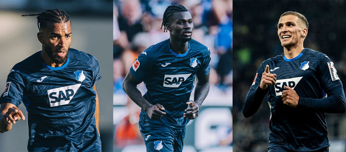 Kevin Akpoguma, Ihlas Bebou e Grischa Prömel deixarão o Hoffenheim ao final da temporada.