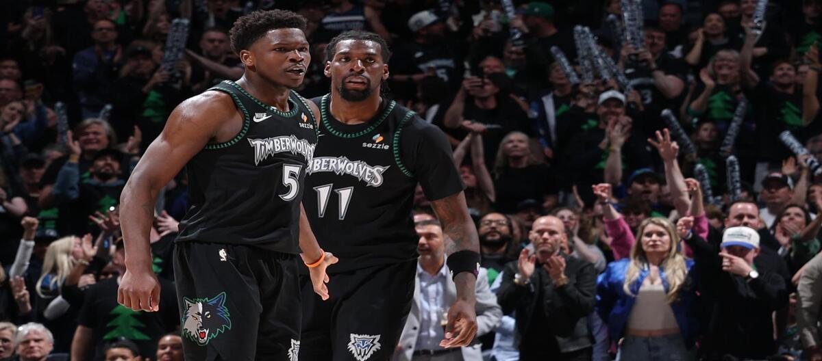 Os 36 pontos de Edwards levaram os Timberwolves à vitória sobre os Spurs por 114 a 109.
