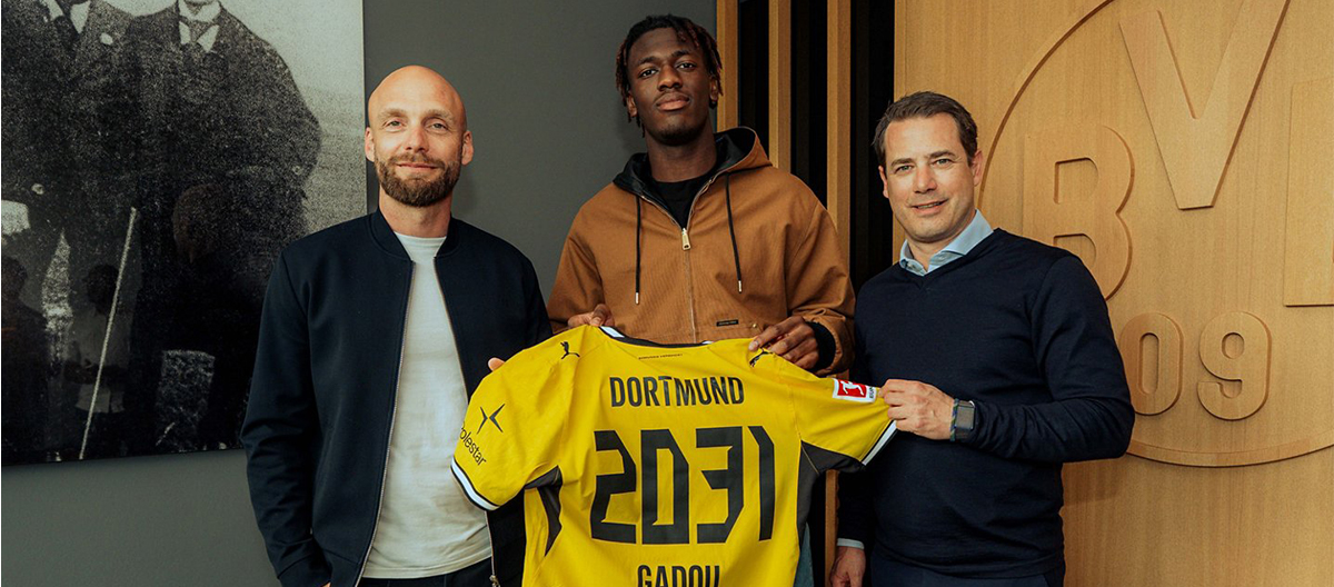 Borussia Dortmund have officially announced the signing of 19-year-old center-back Joan Gadou this summer on a five-year contract. 