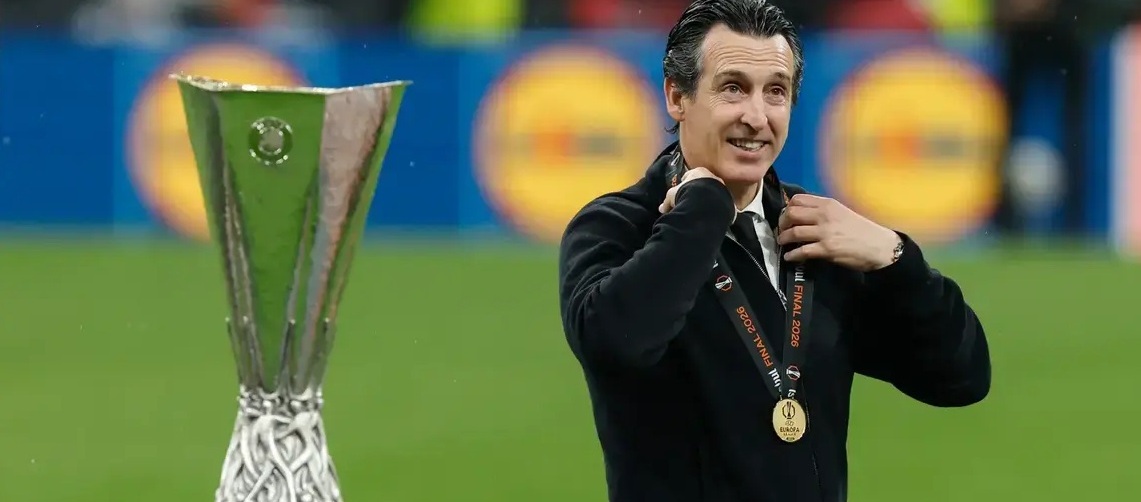Aston Villa đã giành chức vô địch Europa League lần đầu tiên; Emery đã khen ngợi các cầu thủ vì đã thể hiện khát khao chiến thắng mạnh mẽ.