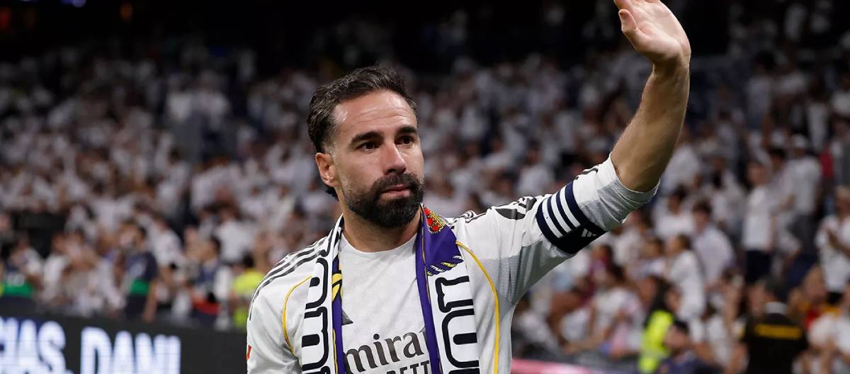 Kapten legendaris Real Madrid, Dani Carvajal, mengucapkan selamat tinggal kepada Bernabéu.