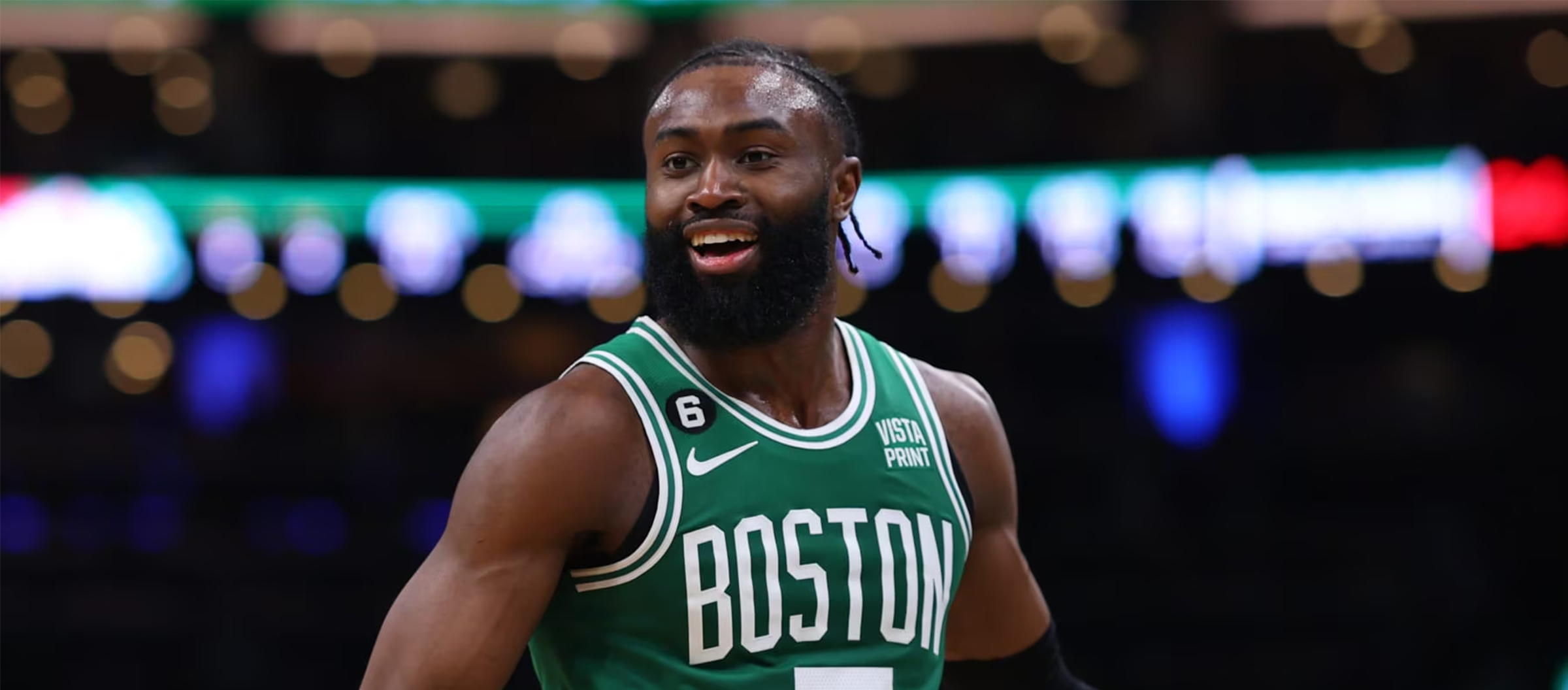 Repórter americano: Hawks, Rockets e Trail Blazers estão todos interessados em Jaylen Brown, astro dos Celtics.