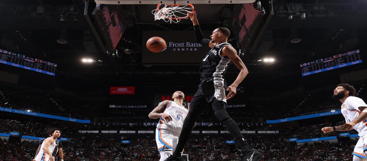 Với 28 điểm của Wabanjama, Spurs đã vượt trội hơn Thunder với tỷ số 118-91, san bằng tỷ số series và buộc phải đá trận thứ 7.