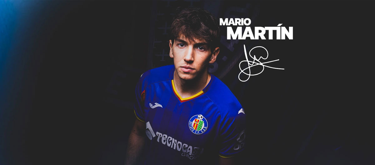 O Getafe adquiriu em definitivo os direitos de propriedade do jovem prodígio do Real Madrid, Mario Martín, que estava emprestado ao clube.