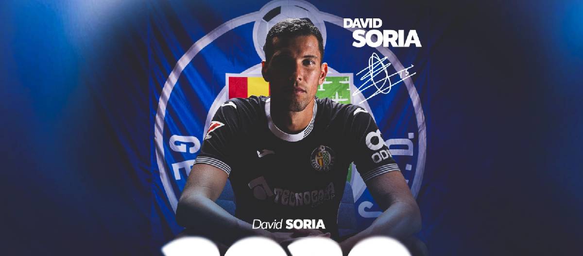 David Soria telah menandatangani perpanjangan kontrak dengan Getafe, memperpanjang kontraknya hingga Juni 2030.
