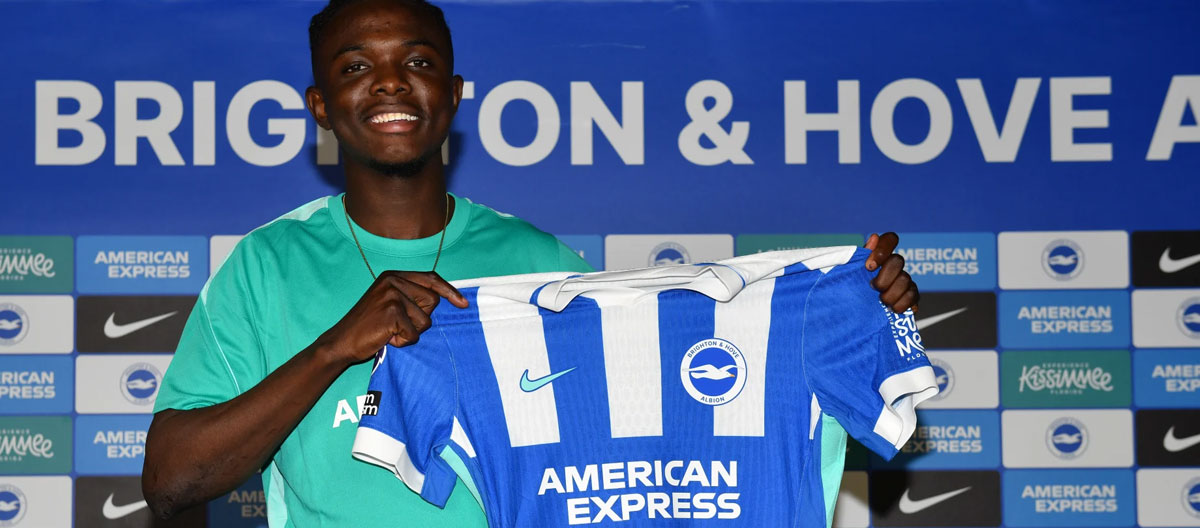 Brighton secara resmi mengumumkan perekrutan pemain sayap muda Nigeria dari AIK Stockholm, Zadok Yohanna.