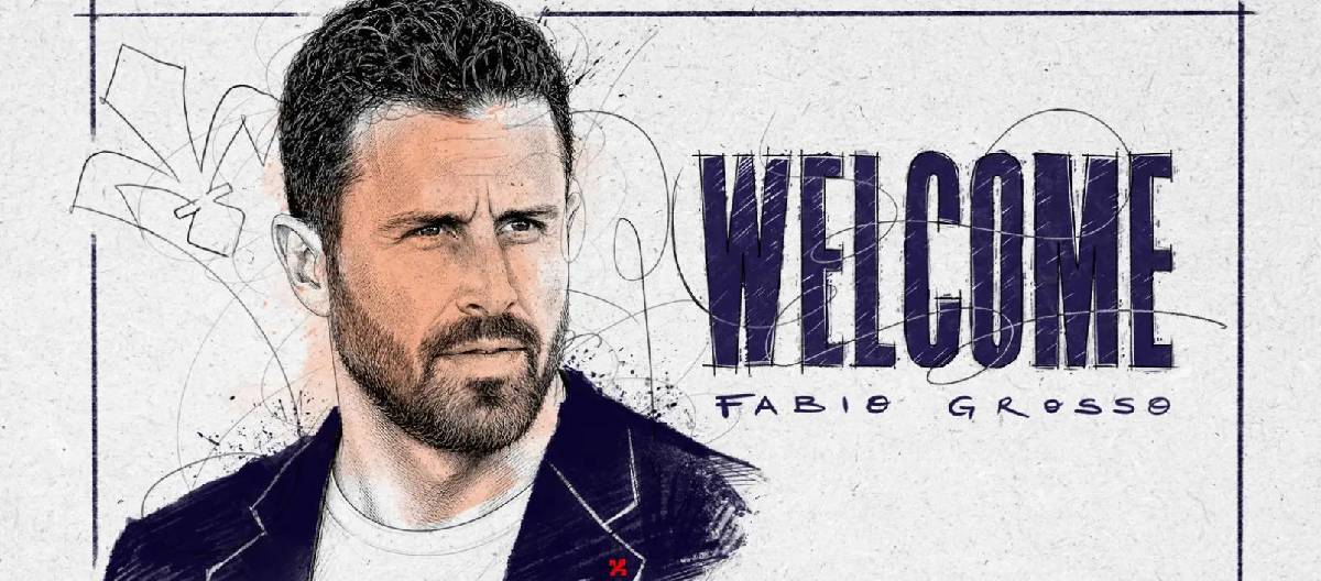 A Fiorentina anunciou oficialmente que Fabio Grosso será o novo treinador da equipe principal, assinando um contrato até junho de 2028.