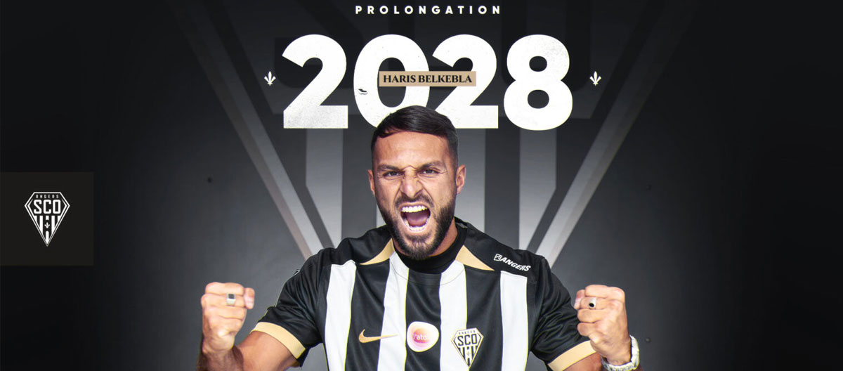 Angers menyelesaikan perpanjangan kontrak dengan kaptennya, Haris Belkebla.