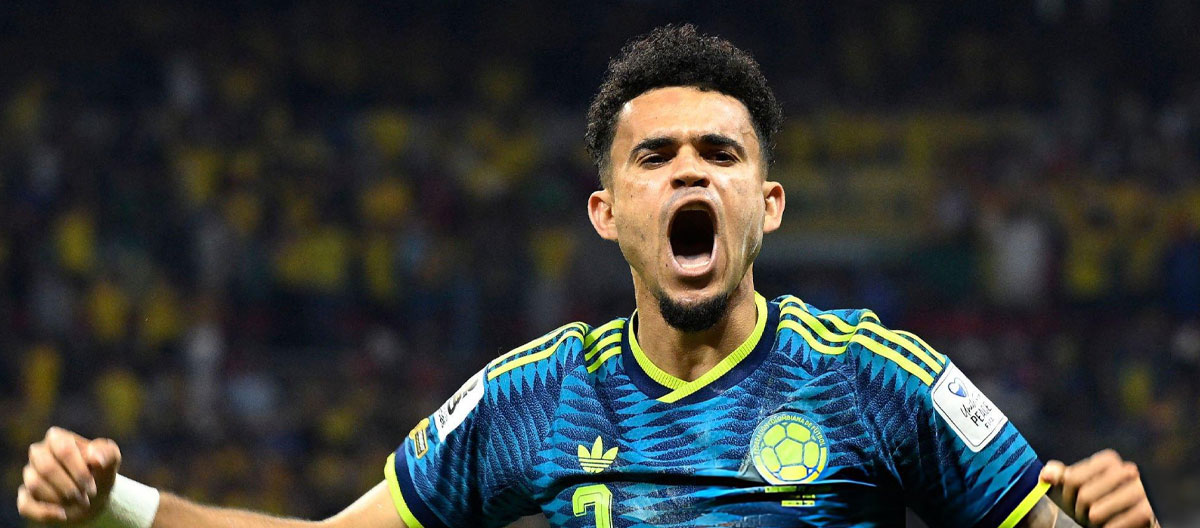 ◤Copa do Mundo da FIFA nos Estados Unidos, Canadá e México◢ Luis Díaz marcou um gol e deu uma assistência na vitória da Colômbia sobre o Uzbequistão por 3 a 1.